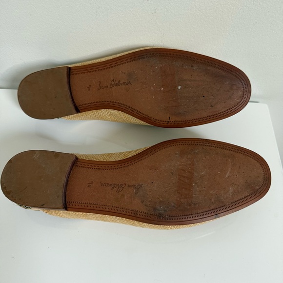 Sam Edelman Linnie Bit Mule Bleached Beechwood Tan Brown Women’s Size 9W - Picture 8 of 10